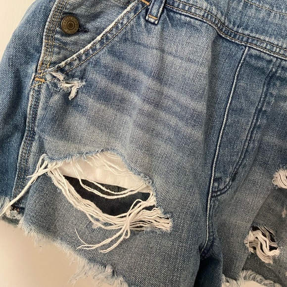 ABERCROMBIE & FITCH // denim shortalls - Picture 5 of 10